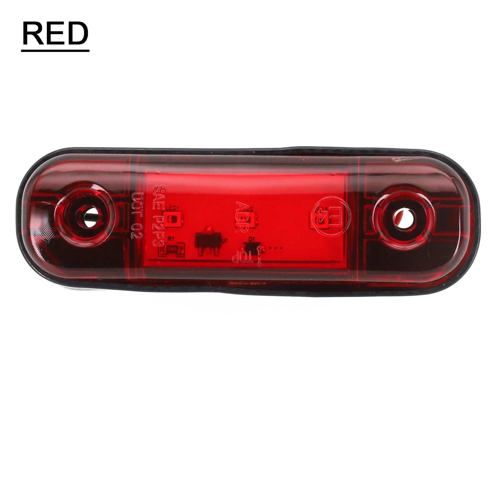 Bright Truck Side Light 12V 24V 3LED Side Light Lightweight Energy-saving Weather-resistant Wide Illumination For Vans