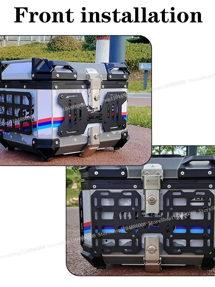 Panel Molle Motocyklowy do Przechowywania w Kuferze DIY Akcesoria Stal Węglowa Uniwersalny Organizer do Kufrów Bocznych Modułowe Przechowywanie