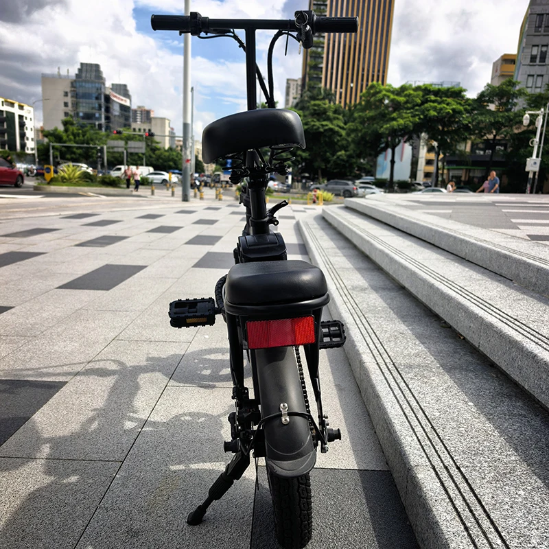 Foldable Electric Bike For Adults And Teens, 500W Peak Motor Ebike, 48V Removable Battery, Folding E-Bike, US Local Warehouses Deliver Goods Nearby, Mini Electric Bicycle For Daily Commuting, Including Chargers And Batteries. image 11