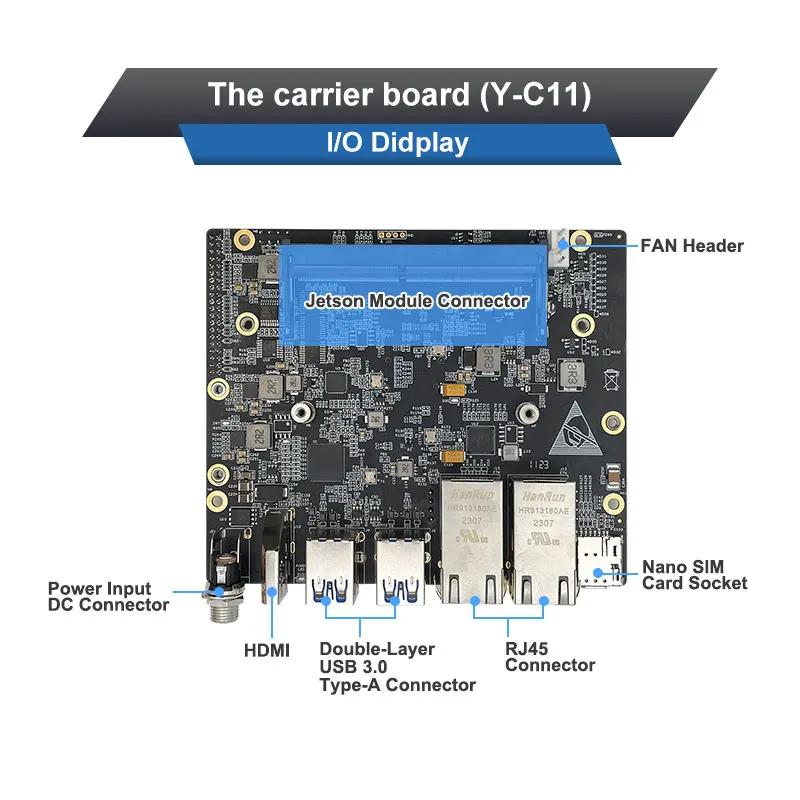 Jetson Orin NX 8G Embedded System AI Industrial orin nx developer Kits Y-C11-DEV-ONX8G-128G