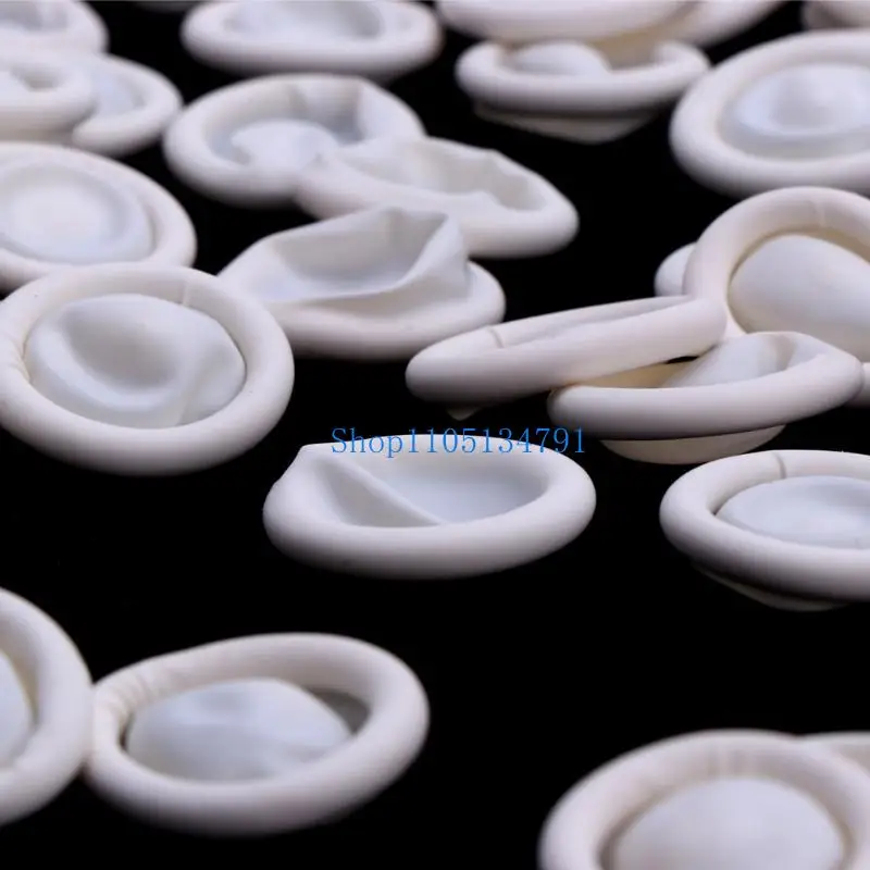 98km 100 Pcs/lot Disposable Latex Finger Cover Anti-static  Natural Rubber Gloves