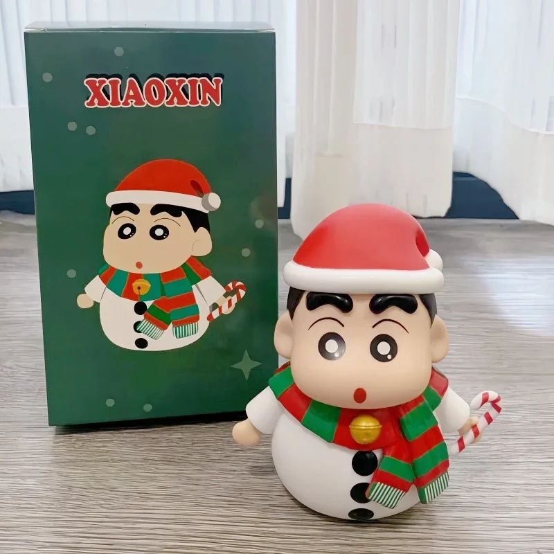 أنيمي Nohara Shinnosuke عمل أرقام تلوين شين تشان أرقام بولي كلوريد الفينيل الطرفية جمع نموذج حلية لعبة لطيف هدية الكريسماس #5