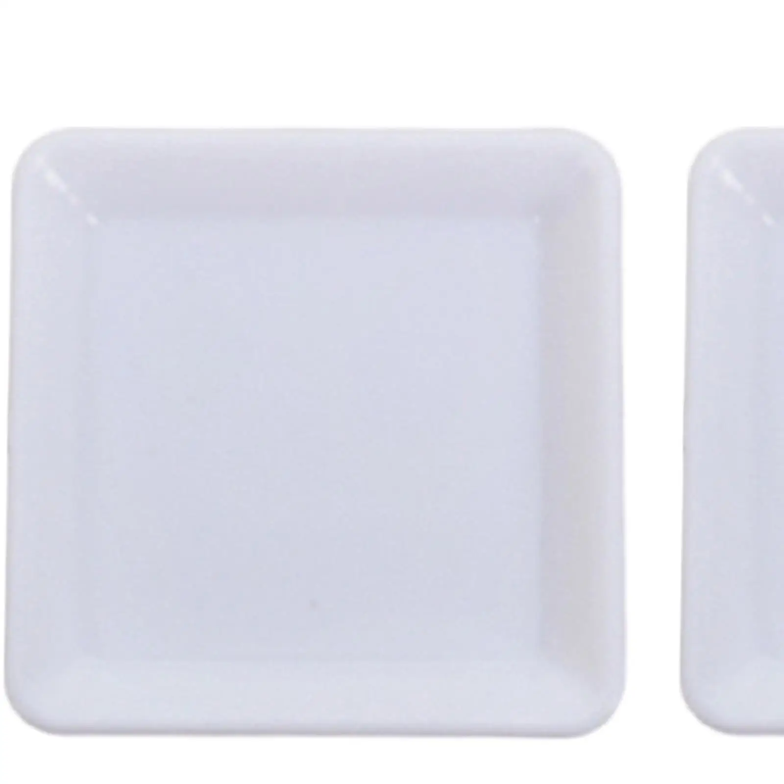 6x 5 Stücke 1:12 Miniatur Schüssel Tablett Mini Teller Gerichte Micro Landschaft Leben Szene Simulation Küche Zubehör Dessert Teller platte