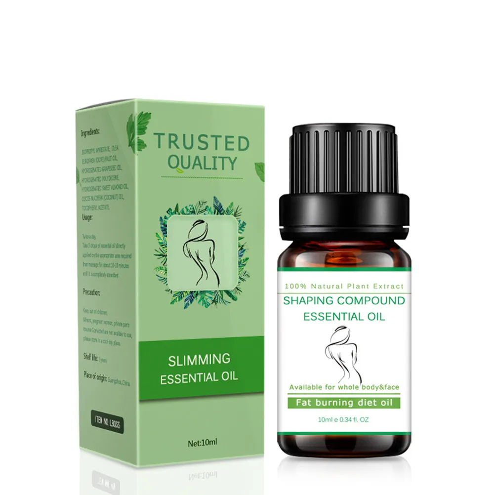 

10Ml Essential For Body Slimming Lifting Massage Aromatherapy Oil Women Fat Reduction Essence Oil Massage