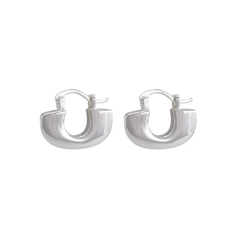 XIYANIKE 2023 Summer Minimalist U-shape Earrings For Women Girl Korean Fashion New Jewelry Ladies Gift Party серьги женские