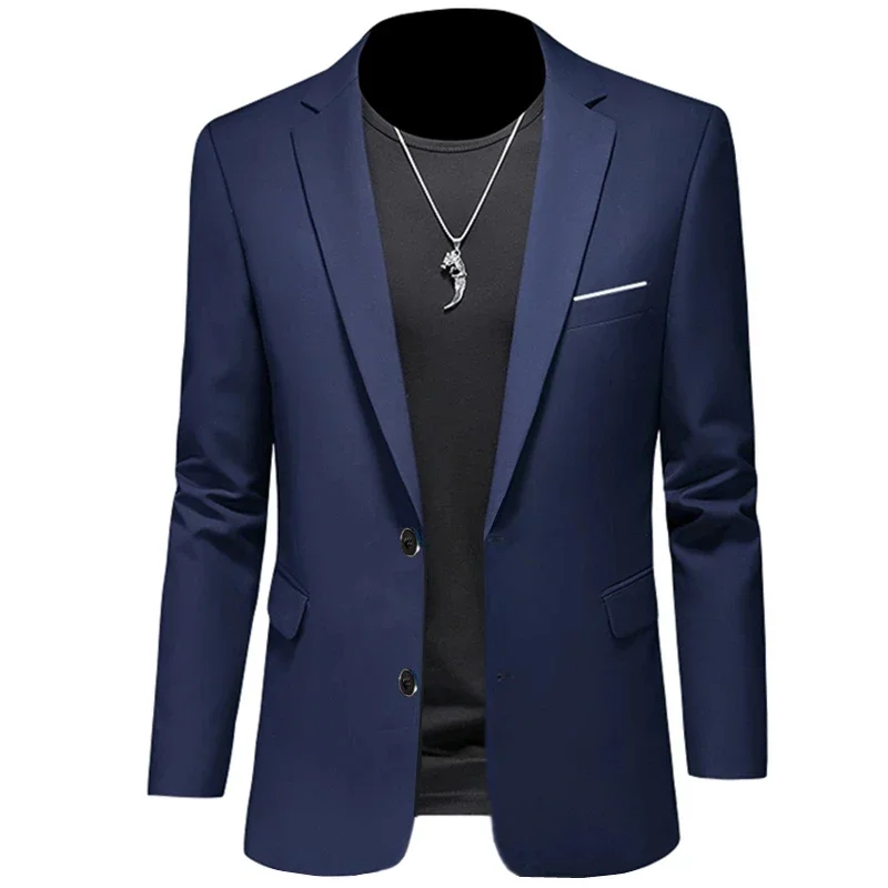 

B.A3453 1XL Spring and Autumn New Fashion Handsome Business Leisure Middle-aged Men Suit Coat