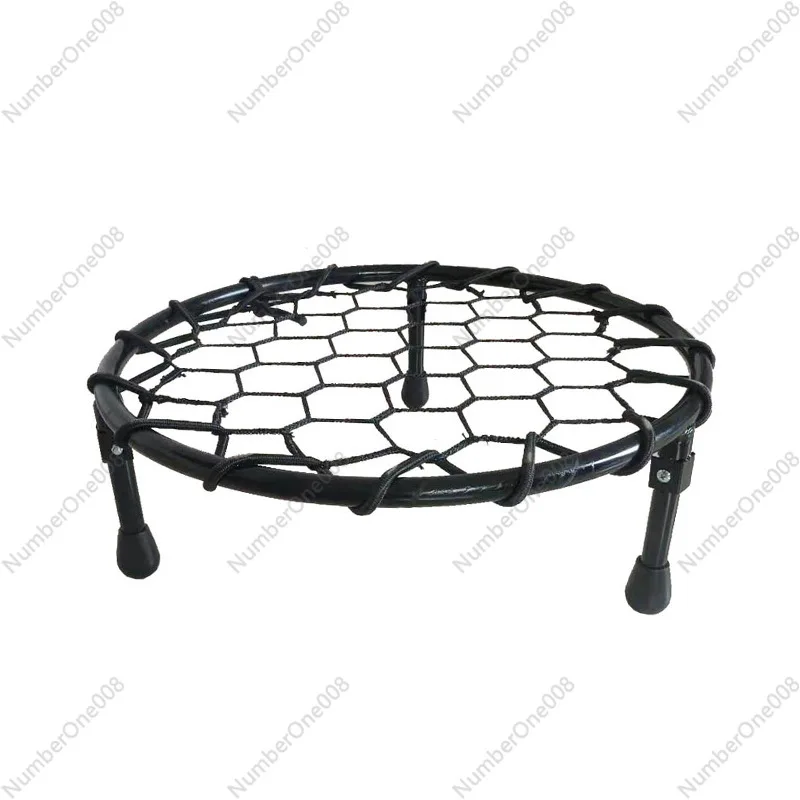 

Basketball silent practice net training black elastic rope polyester knotless net outdoor training net