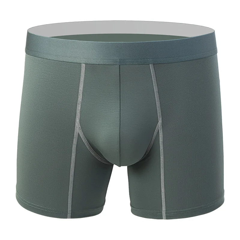 

Men's Bugle Boxy Underwear Modal Boxer Briefs Youth Mid-Waist Comfortable Underwear Breathable Sports Trunks Daily Wear for Men