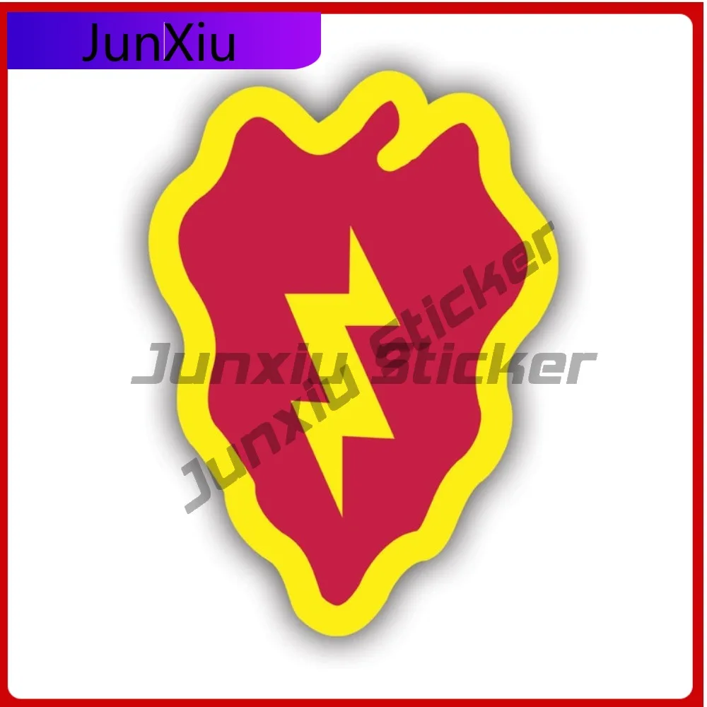 

25Th Infantry Division Fade Resistant Weather Resistant Funny For Bumper Car Window Motorcycle Self Adhesive Easy Apply Decal