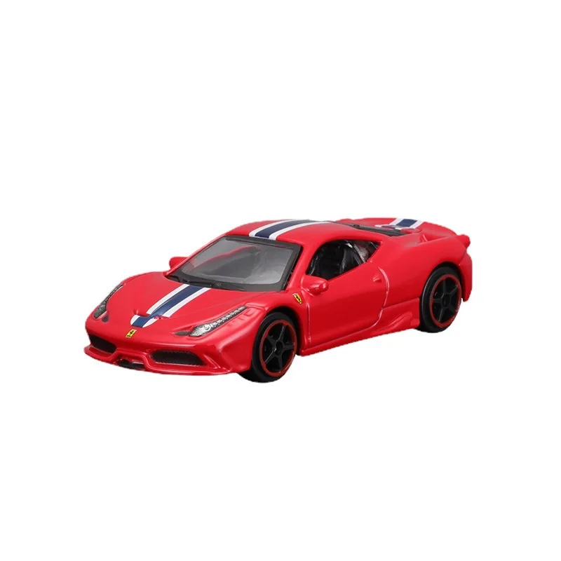 Bburago Ferrari modelo de coche de aleación, juguetes de simulación de Metal fundido a presión, regalos para niños, genuino, 1:64, SF90, SP1, Lafa