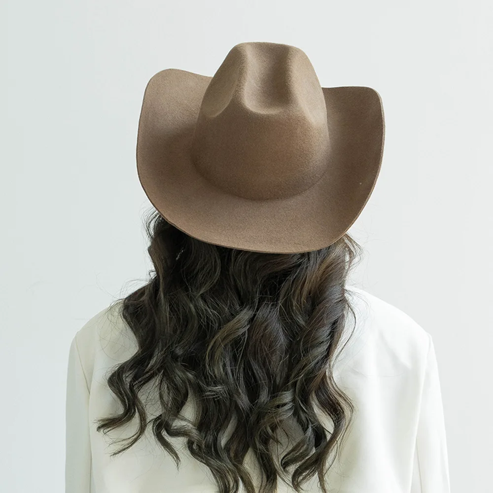 sombrero de vaquero wool cowboy hat wool felt hat men and women wide brim hat western cowboy hat sombrero vaquero mujer