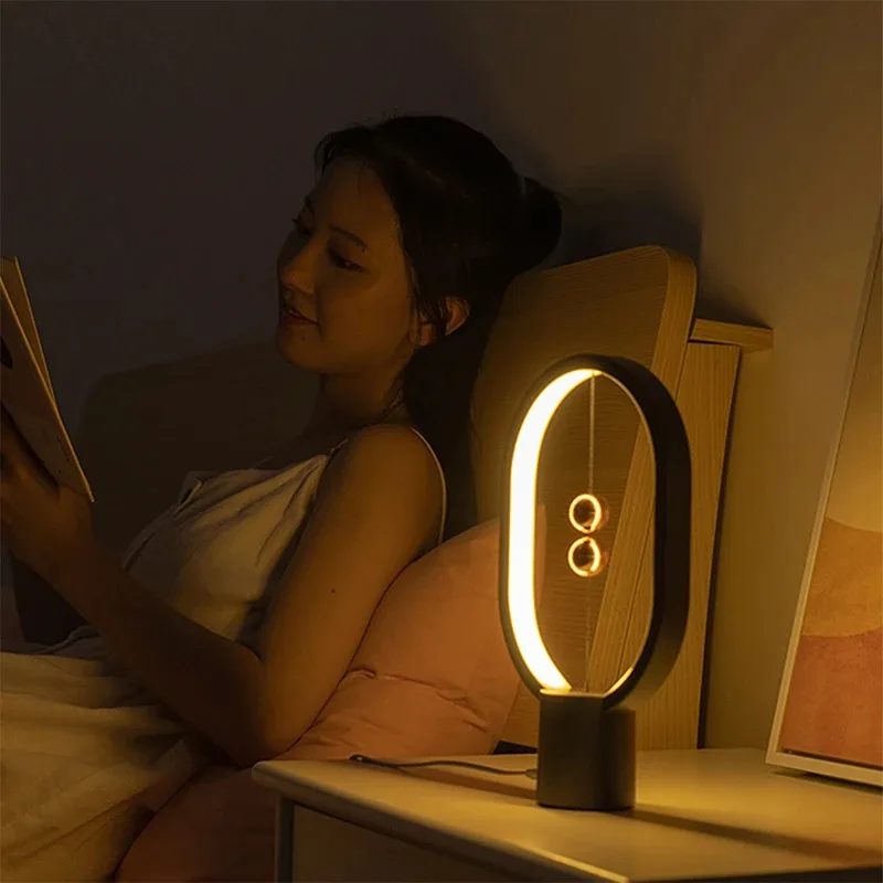 Led Desk Wireless Bedroom Bedside Decoration Creative Led Table Lamp Rechargeable Desk Lamp