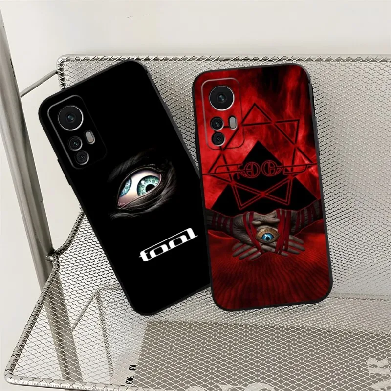 Tool Band Rock Music Phone Case Fundas For Redmi Note 12S 12 11S 11 10 9S 8T 7 8 9 9T 10X A2 Pro Plus Black Silicone Cover