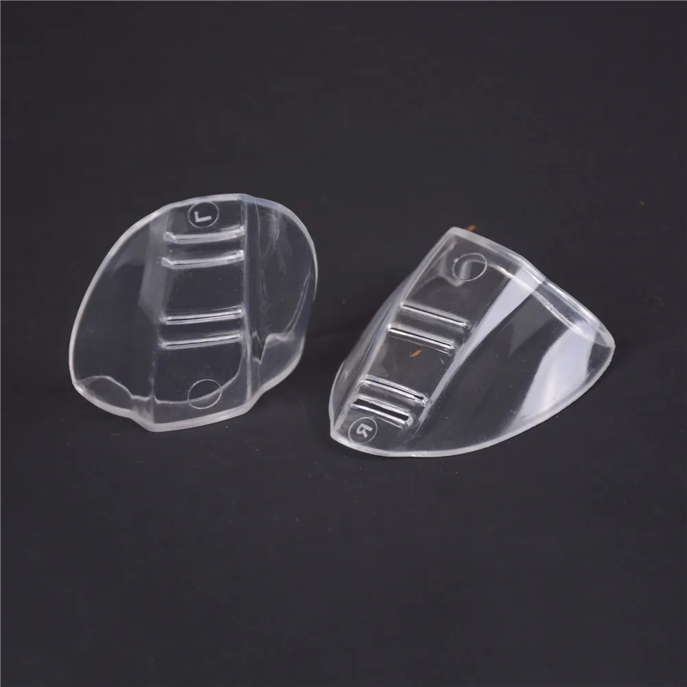 2pcs Transparent Protective Cover For Myopic Glasses Goggles Side Shields Flap Side Supplies 5cmx4.5cm