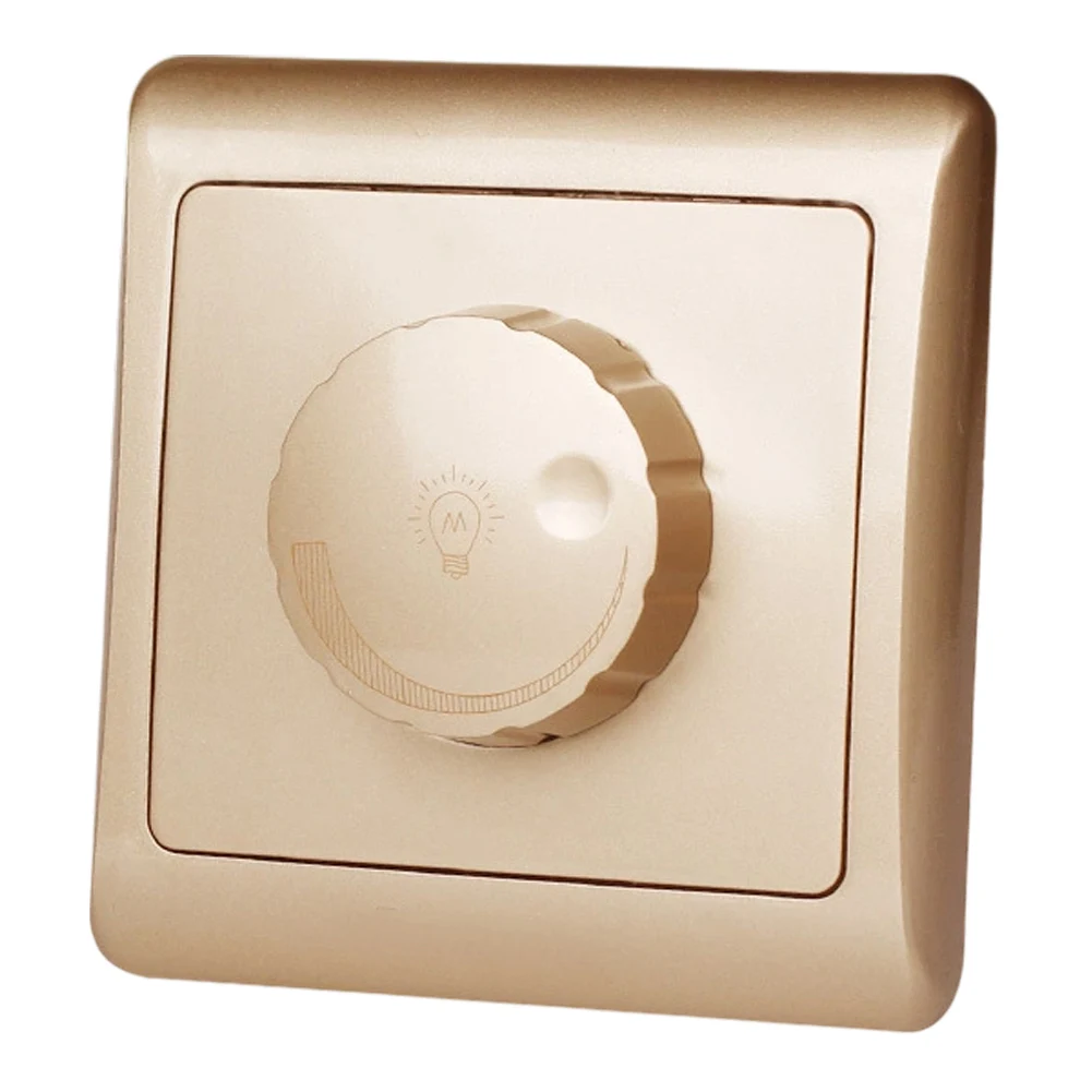 Rotary For Dimmable Switch for LED Lights and Incandescent Bulbs Adjust Brightness from 0 to 100% for Any Occasion