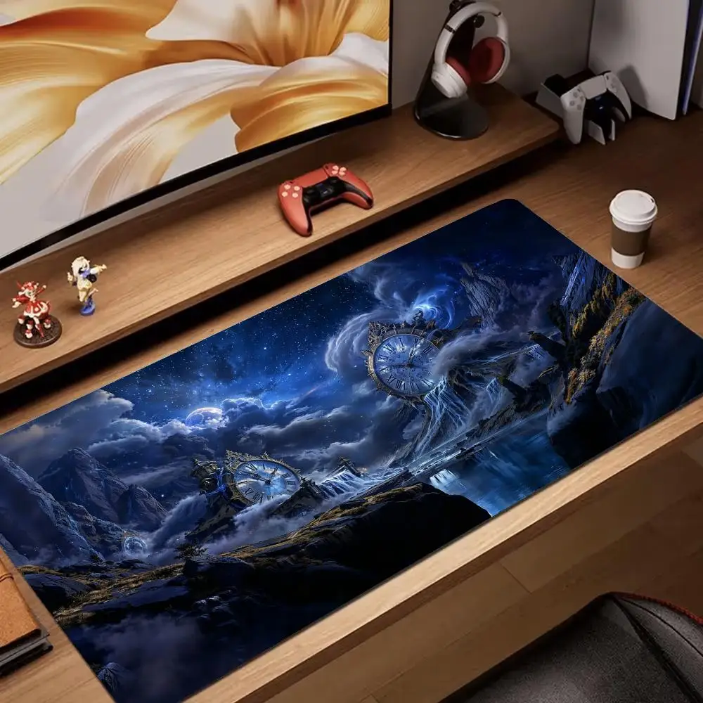 

Fantasy Space-Time Design Mouse Pad rubber anti-slip Desk Mat pc accessories Gaming mat mousepad suitable for work and game
