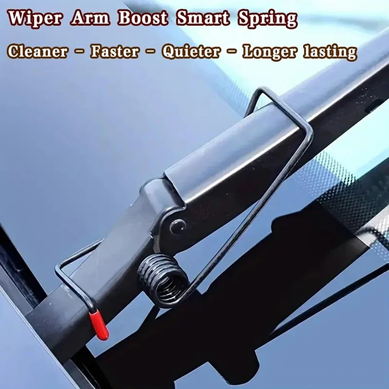 New Car Wiper Booster Spring Universal Intelligent Wiper Arms Alloy Rubber Windscreen Wipers Spring Auto Replaceable Parts Tools