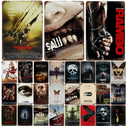 Classic Horror Movie Poster Rusty Metal Aluminum Plaque Retro Decorative Plate Garage Club Bar Man Cave Metal Sign Wall Decor