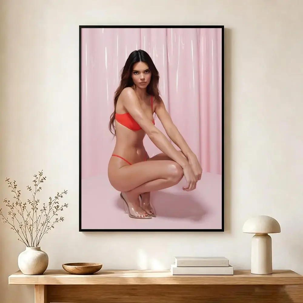 charismatic celebrity K-Kendall Jenner Poster Modern Home Decoration Interior Design & Contemporary Wall Art Collection