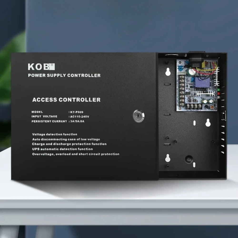 

KOB Multi Door Controller Power Box Access Control Board Case Magnetic Lock Electric Plug Lock 3A5A Access Control Power Box
