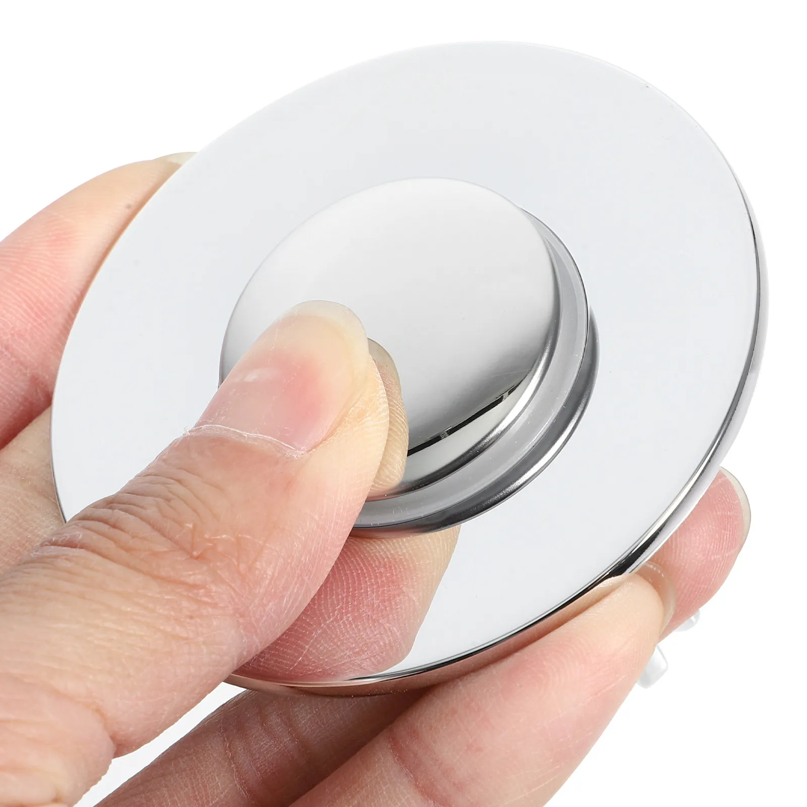 

Press Type Sink Drain Stopper ABS Copper Bathroom Basin Sink Plug Hair Catch Drain Filter Anti-Clogging Basin Press-Type Plug