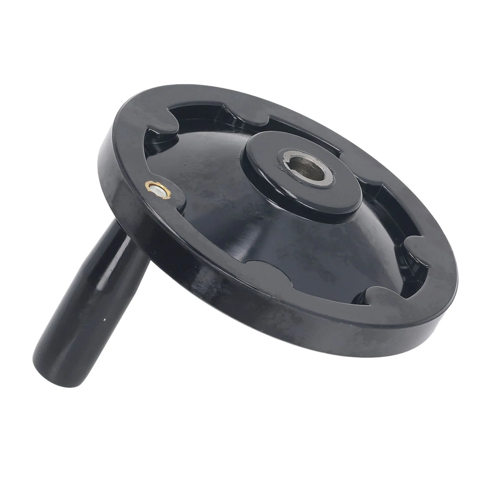 16x160mm Lathe Hand Wheel with Detachable Handle Back Ripple Handwheel for Milling Grinding Machines