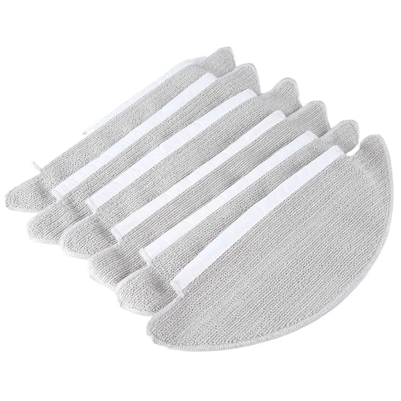 A005-6Pcs chiffons de vadrouille pour Xiaomi Viomi V5/V5 Pro lingettes chiffons accessoires aspirateur accessoires de remplacement pièces
