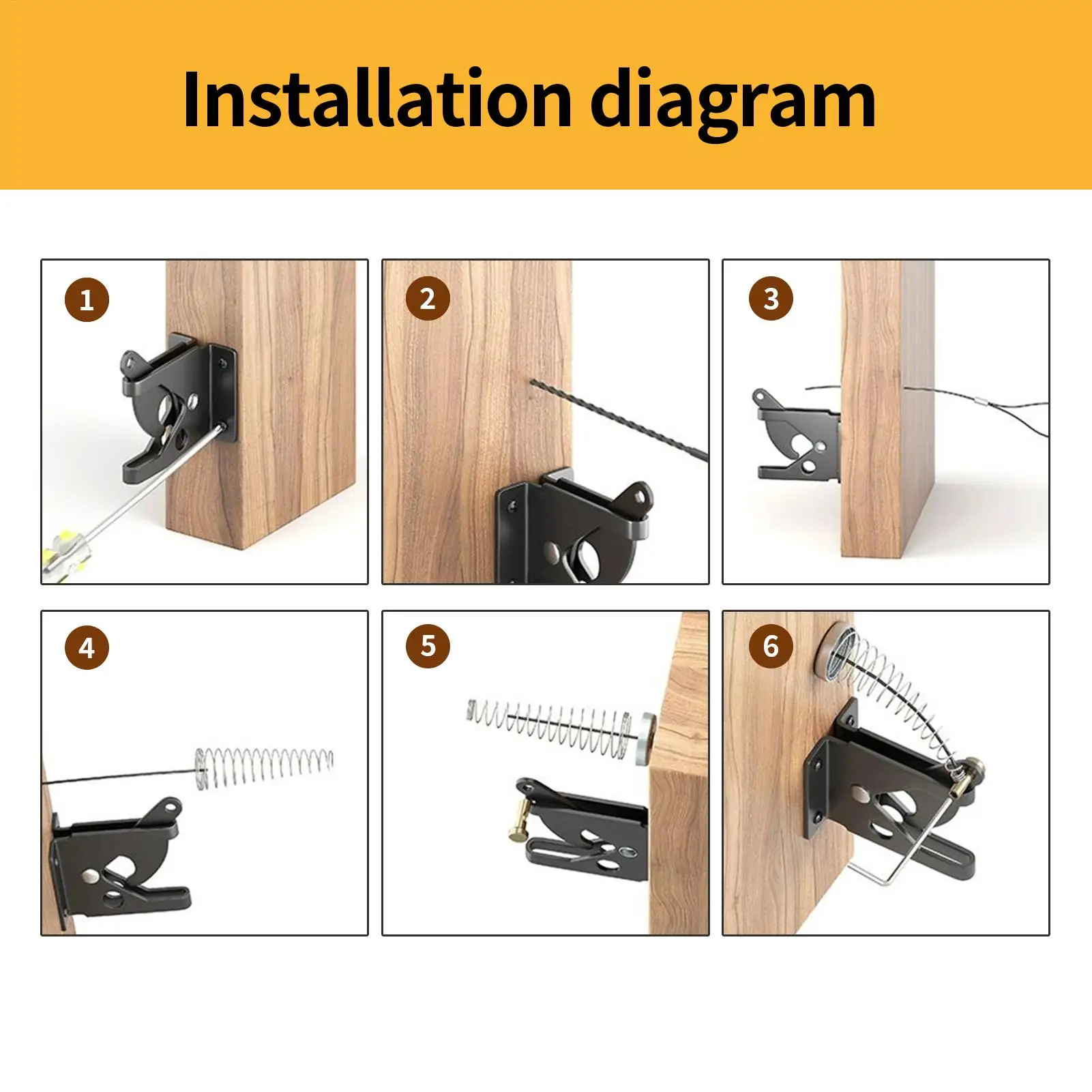 

Защелка для ворот ограждения, сверхмощная защелка для ворот для деревянной двери, защитный дверной замок для наружного металлического дерева, двора, бассейна, сарая, фермы, сарая, крыльца