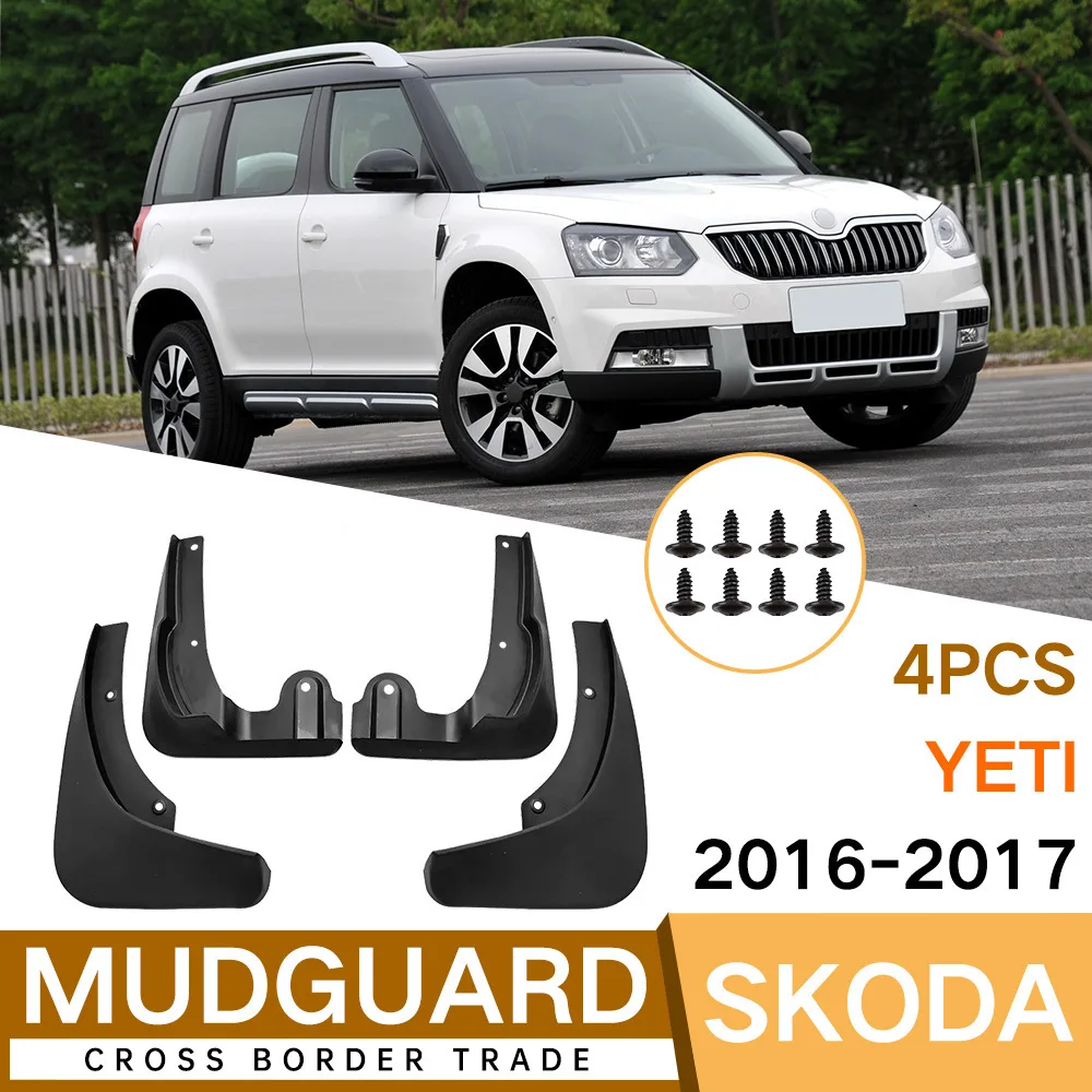For Skoda Yeti 2016-2017 fender tiles auto parts car accessories 4runner accessories fender flares