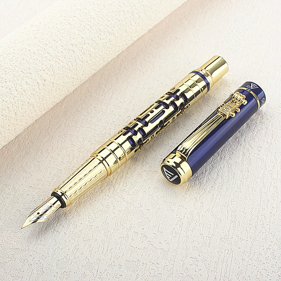 

Высококачественная перьевая ручка с тонким наконечником 0,5 мм, металлические ручки для бизнес-офиса и письма, ручки для каллиграфии