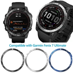 Bisel de acero inoxidable para Garmin Fenix 7X 7, Protector de reloj inteligente, cubierta de Metal, anillo Protector de parachoques, accesorios de reloj deportivo