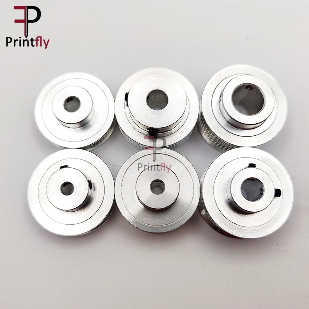 Printfly 40Teeth 2M 2GT Synchronous Pulley Bore 5/6/6.35/ 8/10/12/14mm For Width 6/10/15mm GT Timing Belt GT2 Pulley Belt 40T