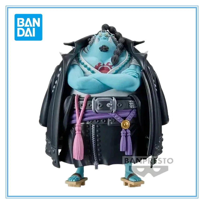 

Bandai Original Banpresto Anime One Piece DXF Red Theatrical Version Jinbei PVC Action Figure Collectible Model Toy Gifts