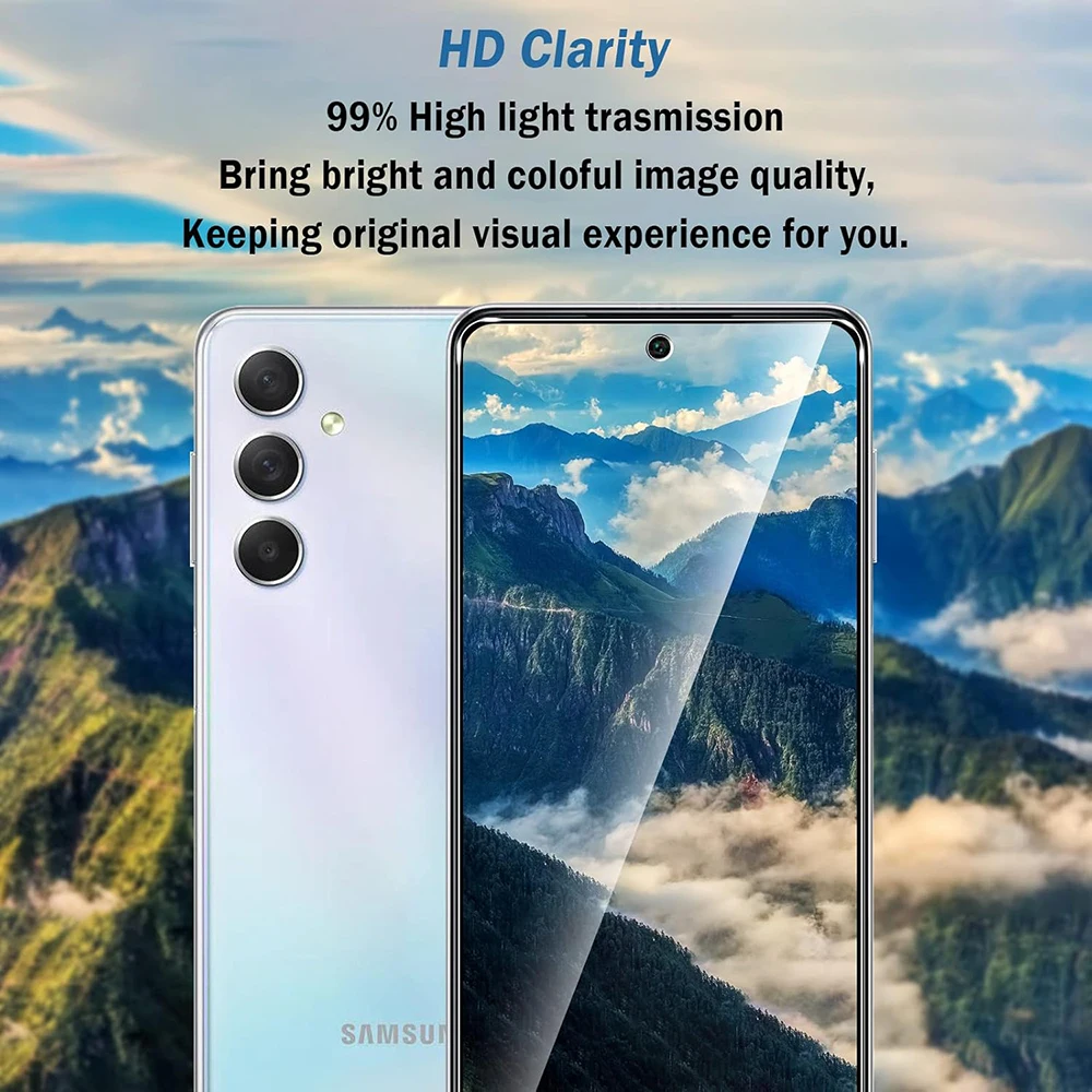 3PCS Tempered Glass for Samsung Galaxy F11 F41 F12 F42 F52 4G 5G F62 Screen Protector on Samsung F13 F23 F14 F34 F54 F19 F21 Pro