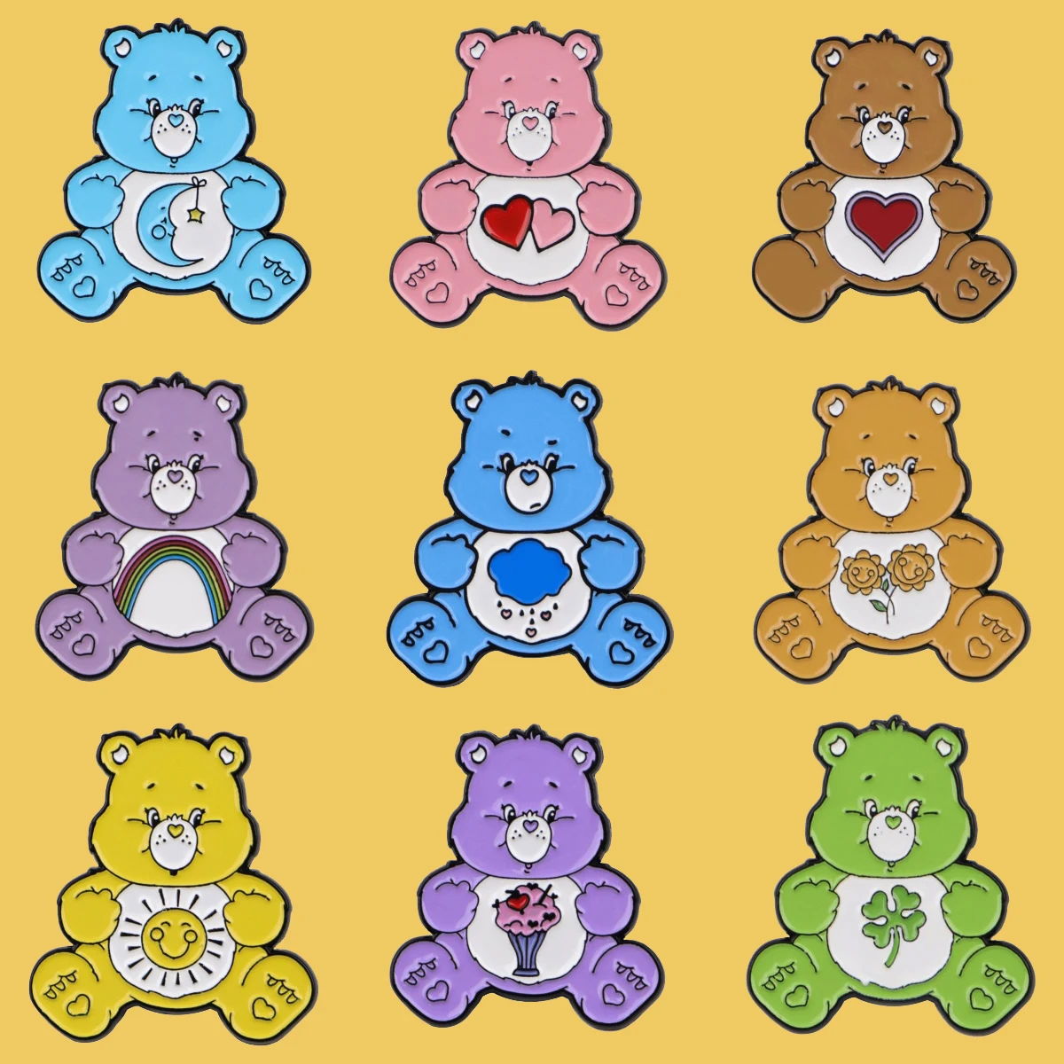 Cute Enamel Pin Cartoon Brooches For Women Men Lapel Pin Backpack Bags Badges Collection Gifts Clothing Accessories