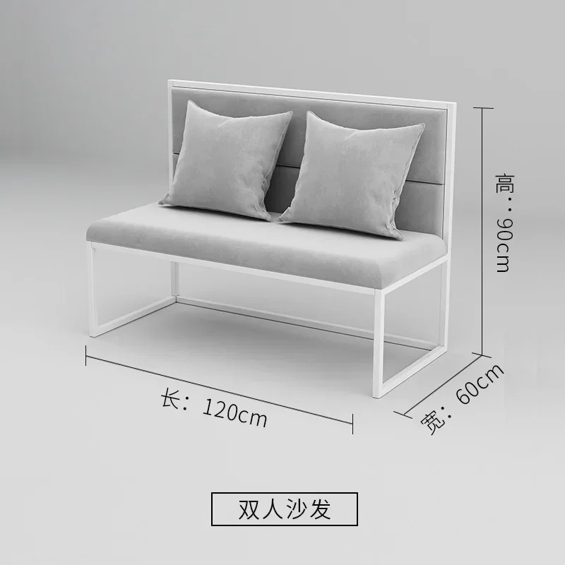 Milk tea shop table and chair combination, restaurant cake dessert shop, coffee shop, fresh and simple style catering furniture