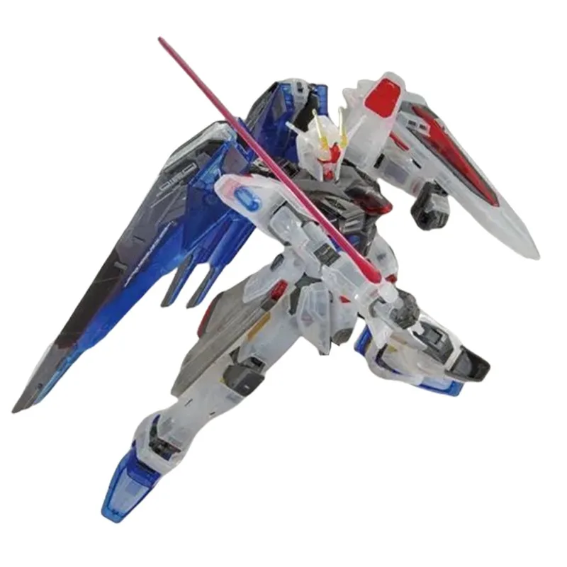 Bandai genuino FM THE GUNDAM BASE limitada ZGMF-X10A LIBER GUNDAM Ver.GCP [Color claro] Anime figura de acción juguetes de modelos de ensamblaje