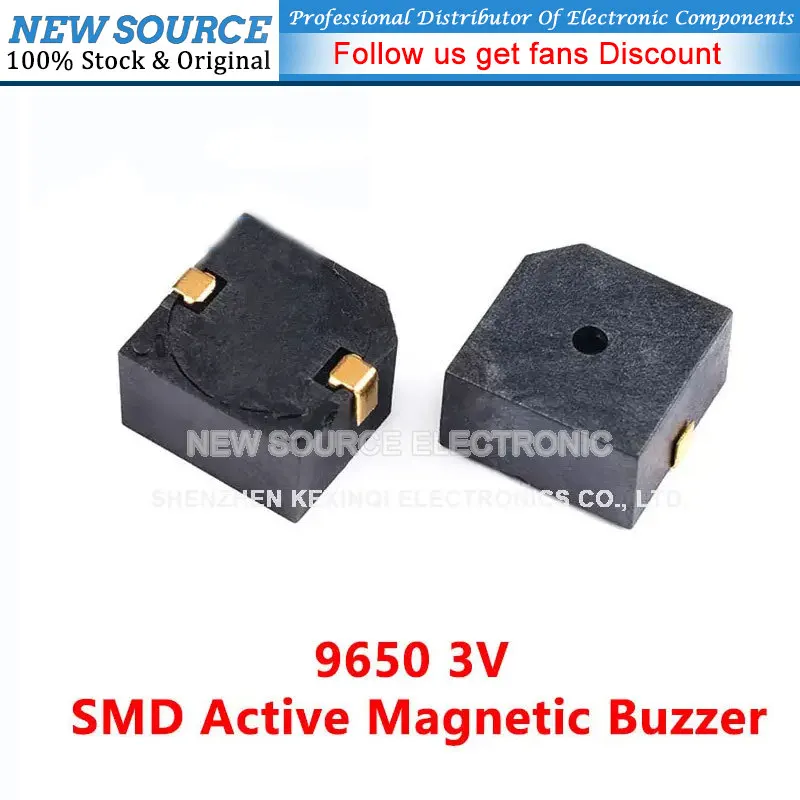 5pcs MLT-5020 7525 8530 9032 1230 9650 FUET-1230 HN9650B 3V 3.6V 5V SMD Buzzer Magnetic MINI Active Passive Buzzers Loudspeaker