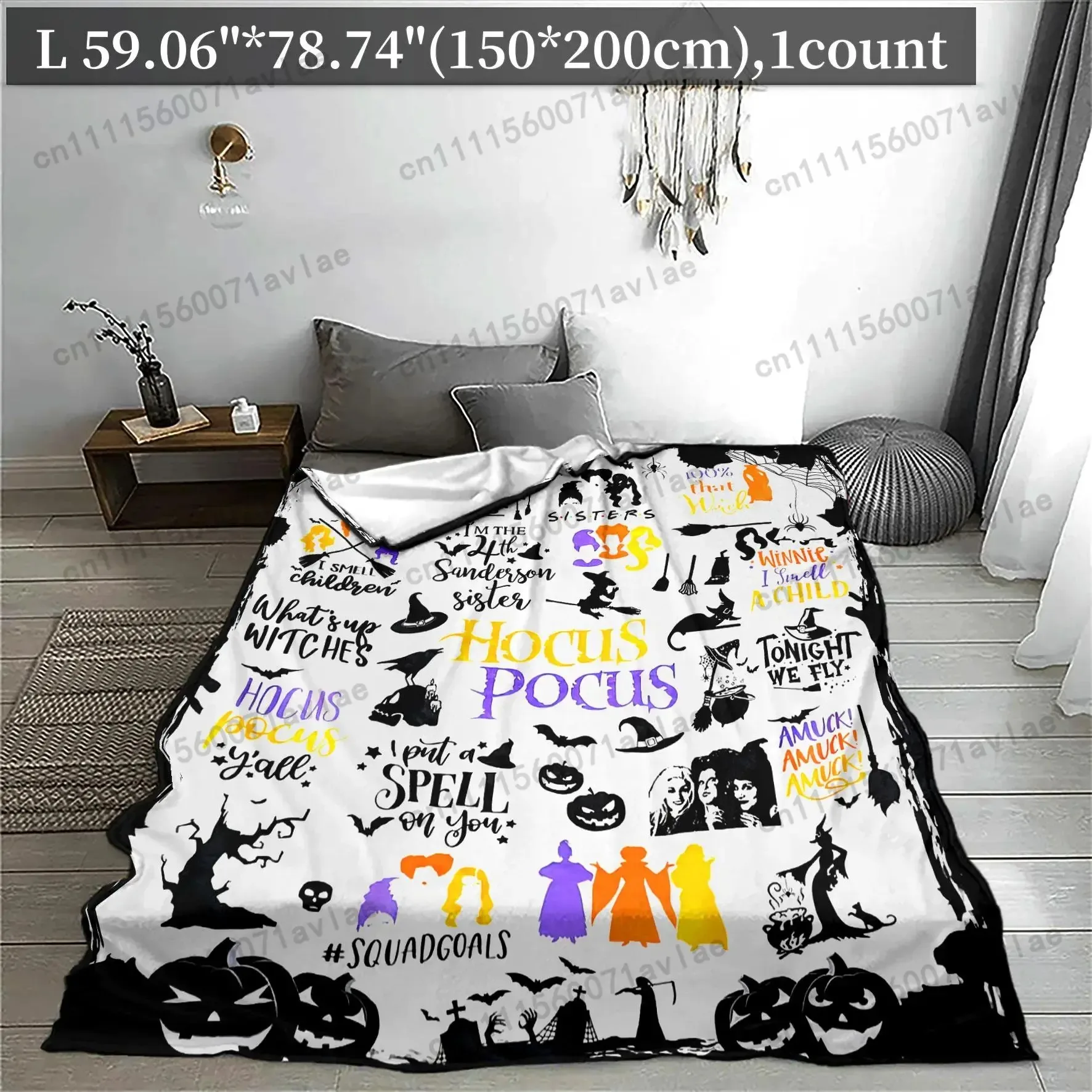 Customize Cartoon Themed Warm Nap Blanket, 1 Count Soft Throw Blanket, Air-conditioned Room Blanket for Home Office Travel Campi