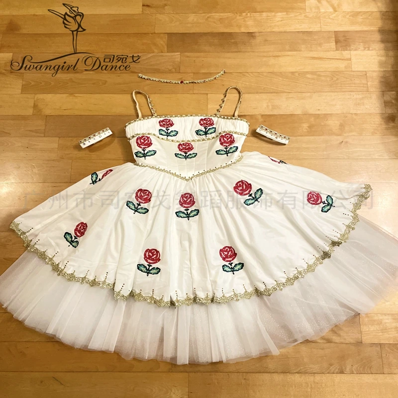 

The awakening of Flora Romantic Tutu for Grils Performance or Competition Costumes BT4429