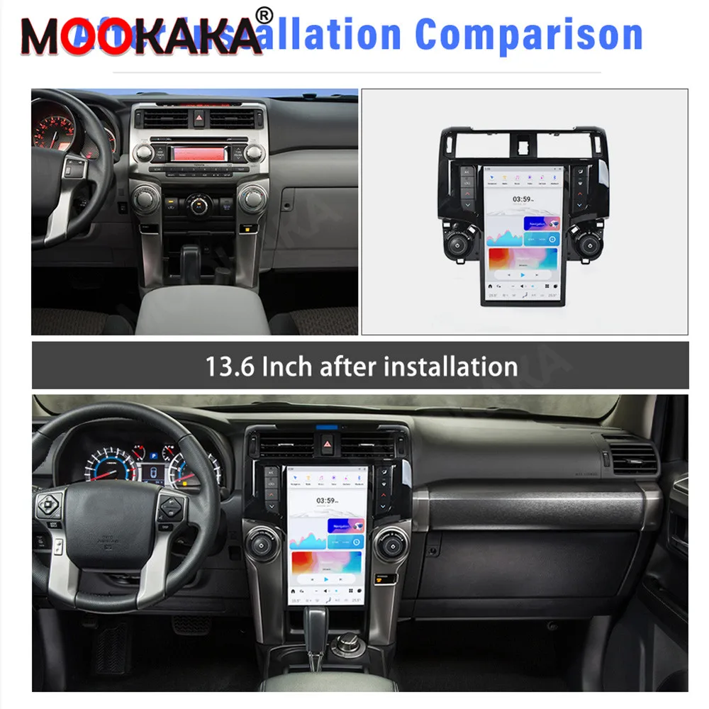

Для Toyota 4Runner 2009-2019: Android автомагнитола, мультимедийный видеоплеер, беспроводной CarPlay, автомагнитола, стереосистема, GPS-навигация, головное устройство