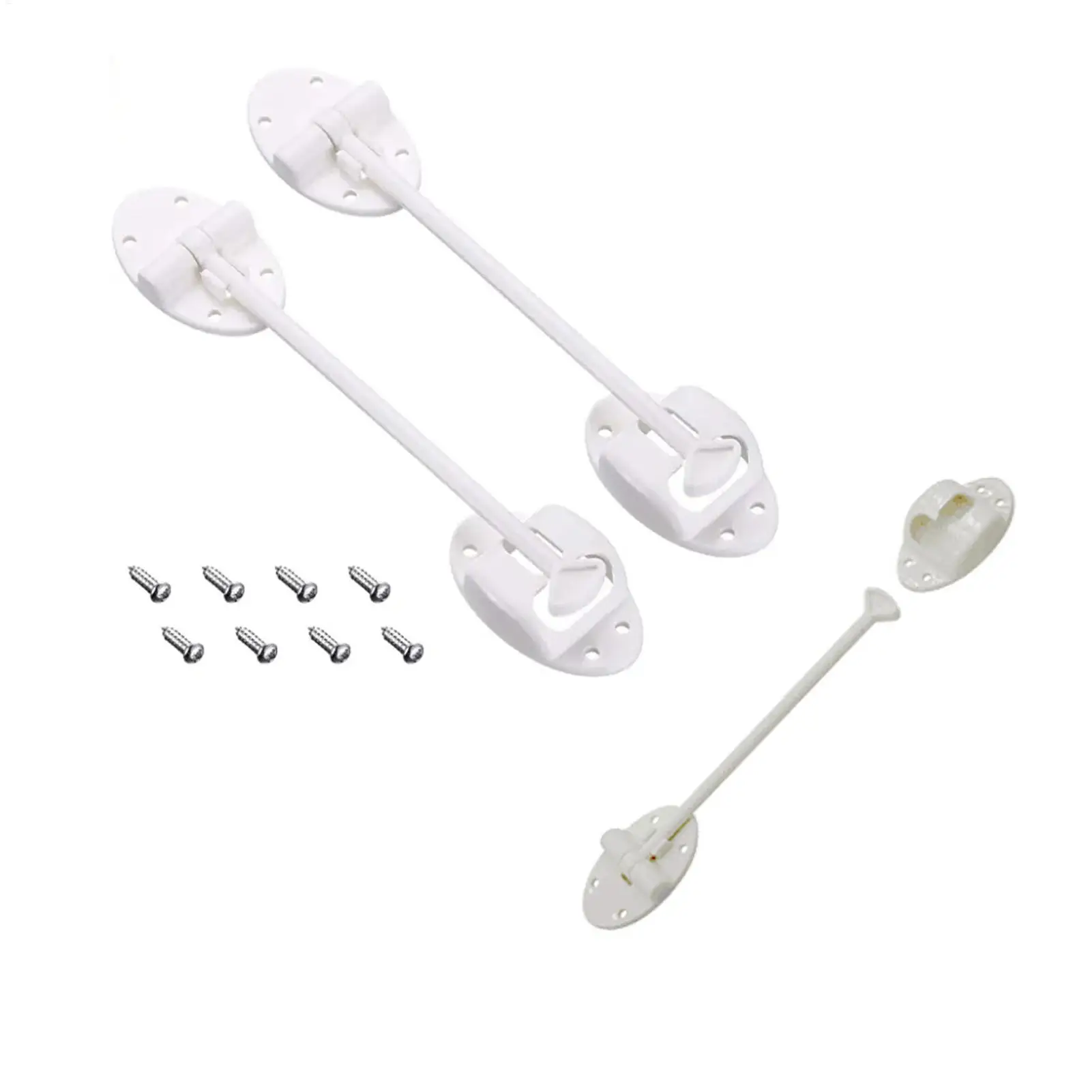 

RV Door Lock Replacement 5 Pieces Camper Entry T Shape Replacement Latch Cargo Entry Door Holder For Trailer Van Cargo Motorhome