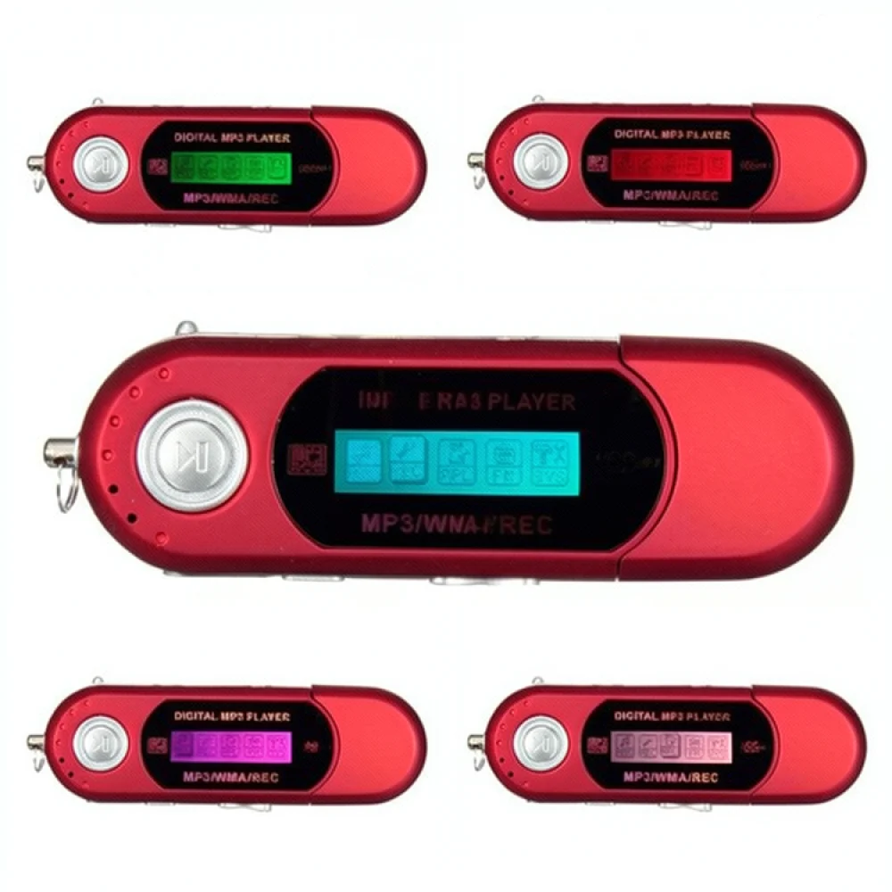 USB Direct Connect MP3 Player With Lyrics Synchronization Display Portable Music Device For Running Gym Workout Sport Compact