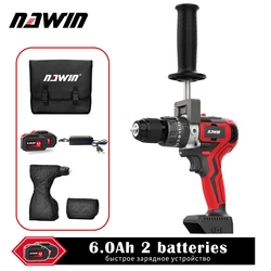 NAWIN 1/2 Inch 13Mm Công Nghiệp Thuật Điện Băng Khoan Cho Câu Cá 125NM Không Chổi Than Va Đập Máy Khoan Điện Cho Bê Tông