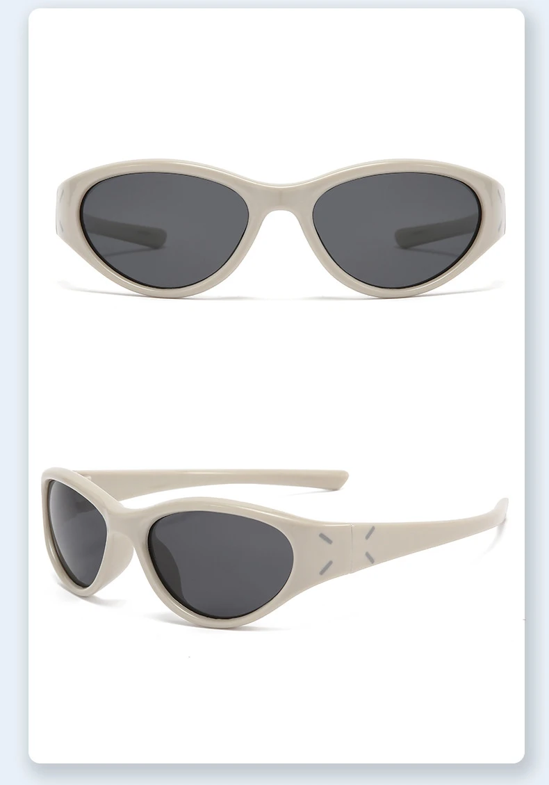 Neue Mode Cat-eye kinder Brille Outdoor Sonnenschirm Anti-uv-Silikon Polarisierte kinder Sonnenbrille 23089 – Detail 15