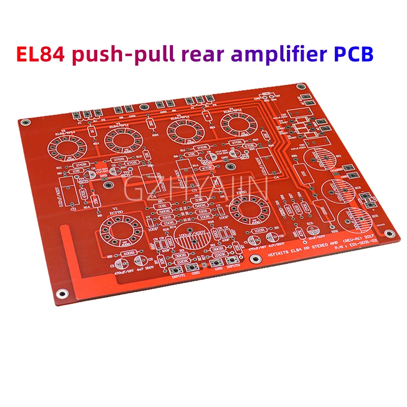

HIFI Бесплатный EL84 push-pull задний усилитель PCB
