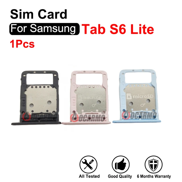 For Samsung Galaxy Tab S6 Lite P610 P615C Sim Tray SIM Card Slot  Replacement Part