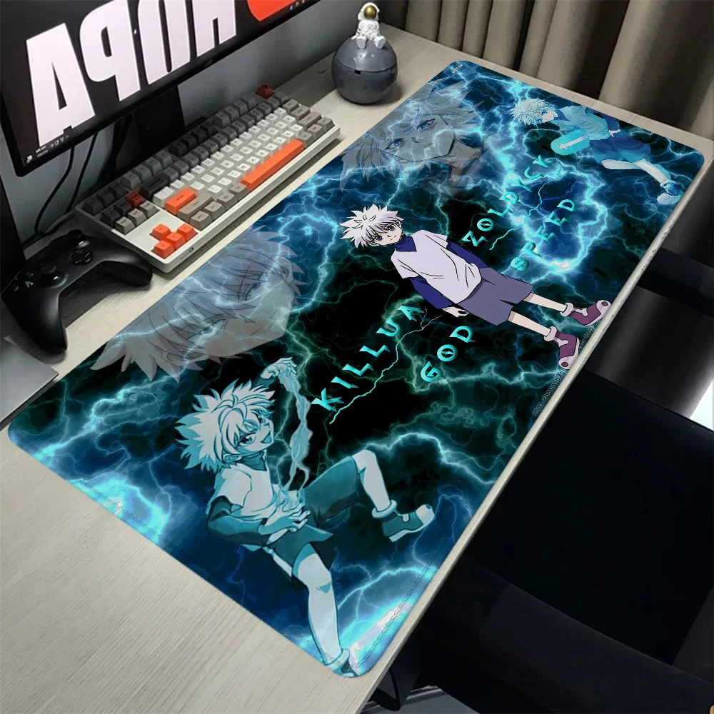 H-HunterS X HunterS Gaming Mouse Pad 900x400 Mousepad Anime Pc Gamer Desk Mat Desk Accessories Office Computer Table Large Mats