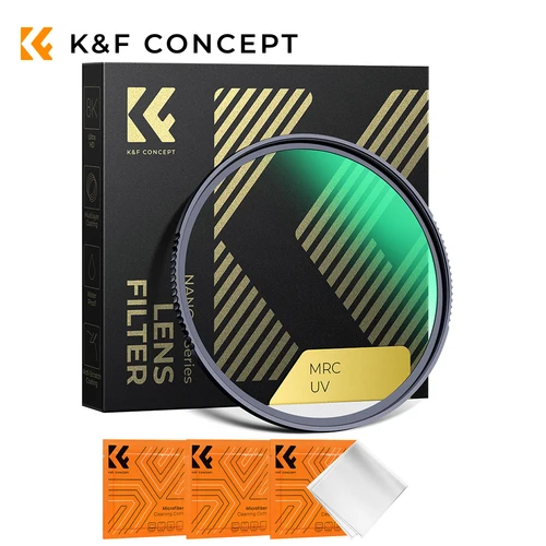 K&F Concept MC Filtro UV (Nano-X) HD Filtro de protección UV multicapa delgado 37 mm 40,5 mm 49 mm 52 mm 58 mm 67 mm 72 mm 82 mm 95 mm 112 mm