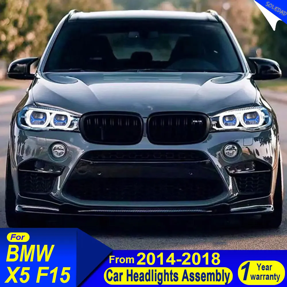 Car Headlights For BMW X5 F15 X6 F16 LED Headlights 2014-2018 LED DRL Signal Lamp Modified Headlights Accessories